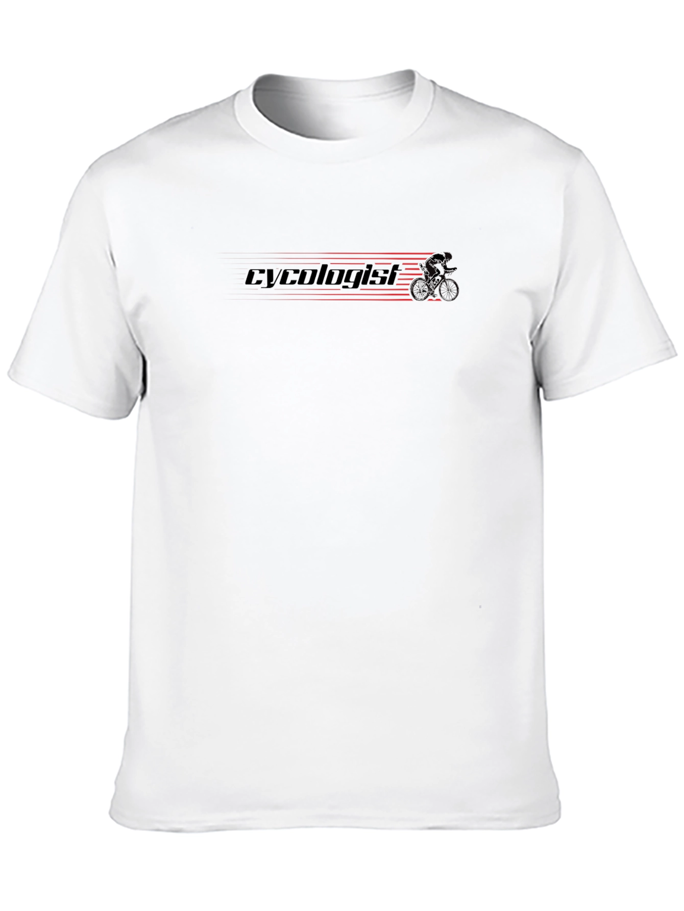 Cycologist Cyclist Black Graphic T-Shirt