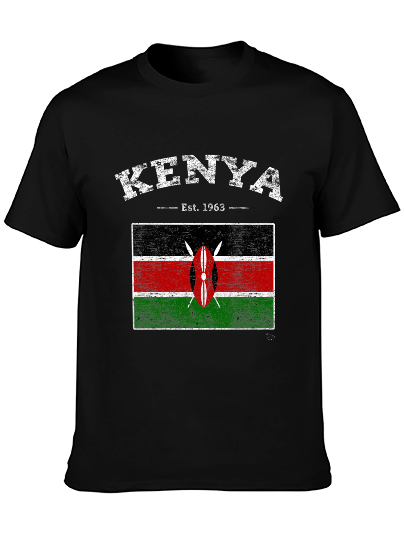 Kenya Flag Graphic T-Shirt - Est. 1963