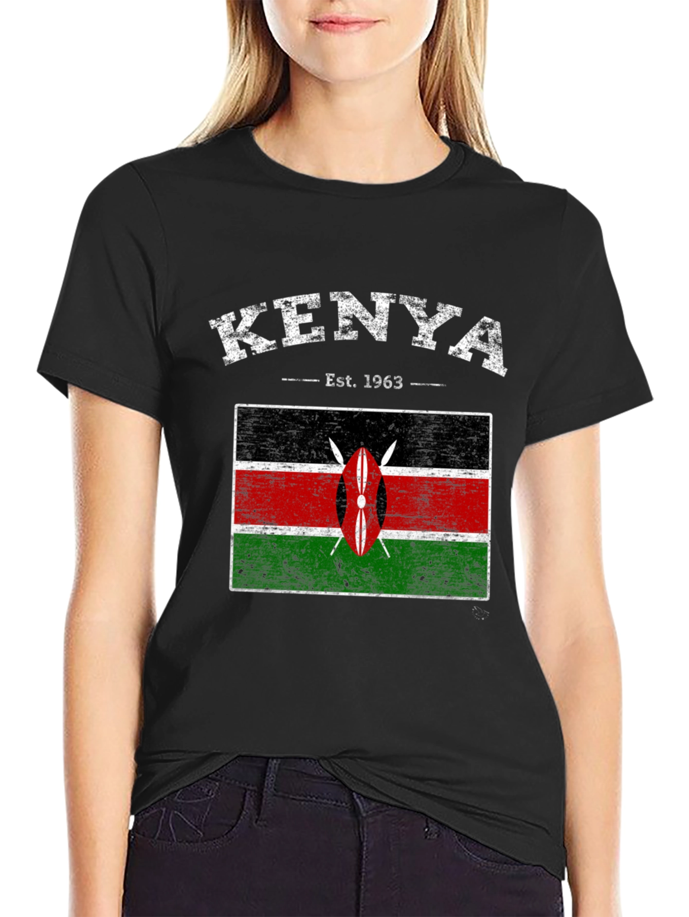 Kenya Flag Graphic T-Shirt - Est. 1963