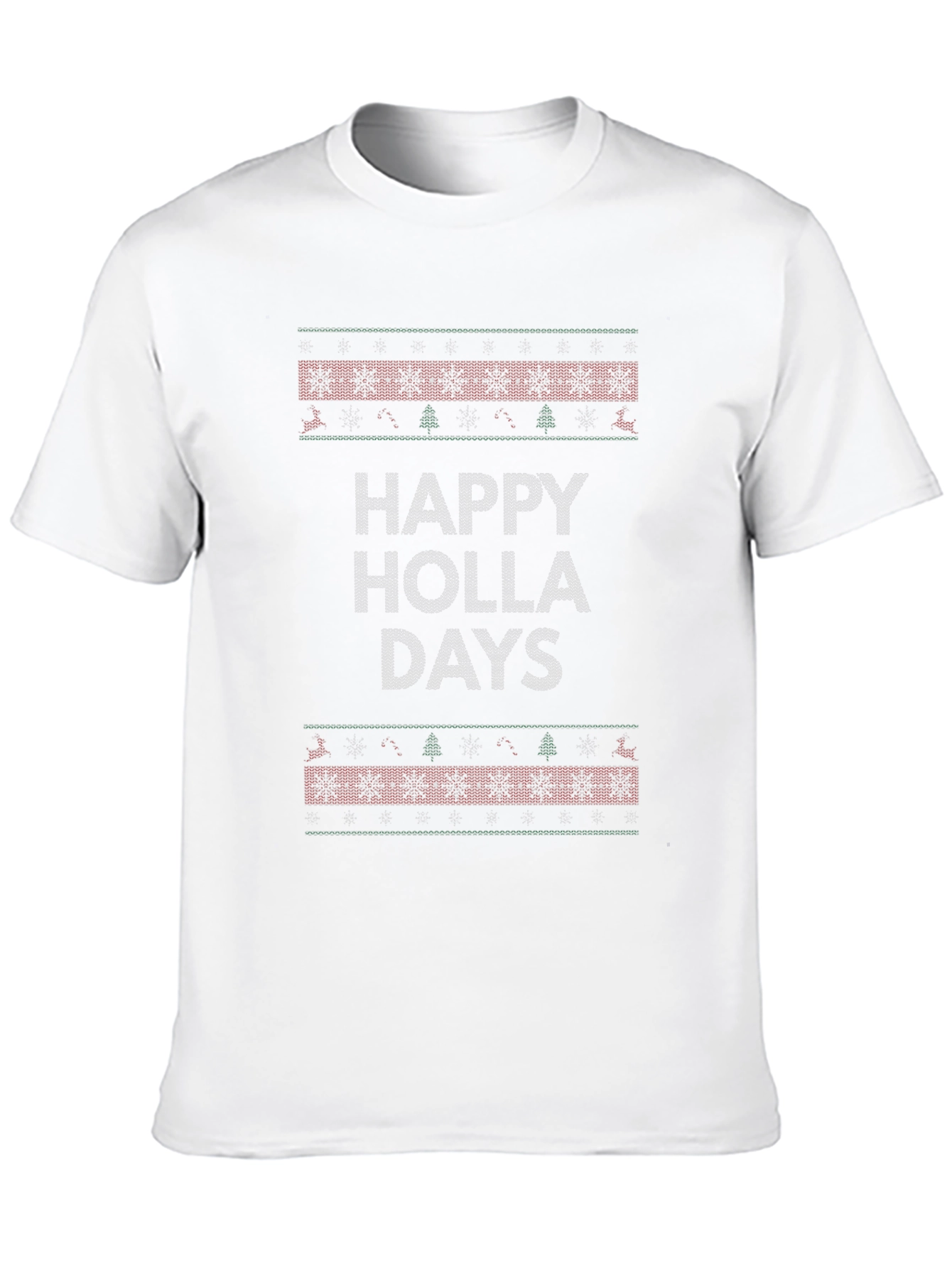 Happy Holla Days Ugly Christmas Sweater T-Shirt