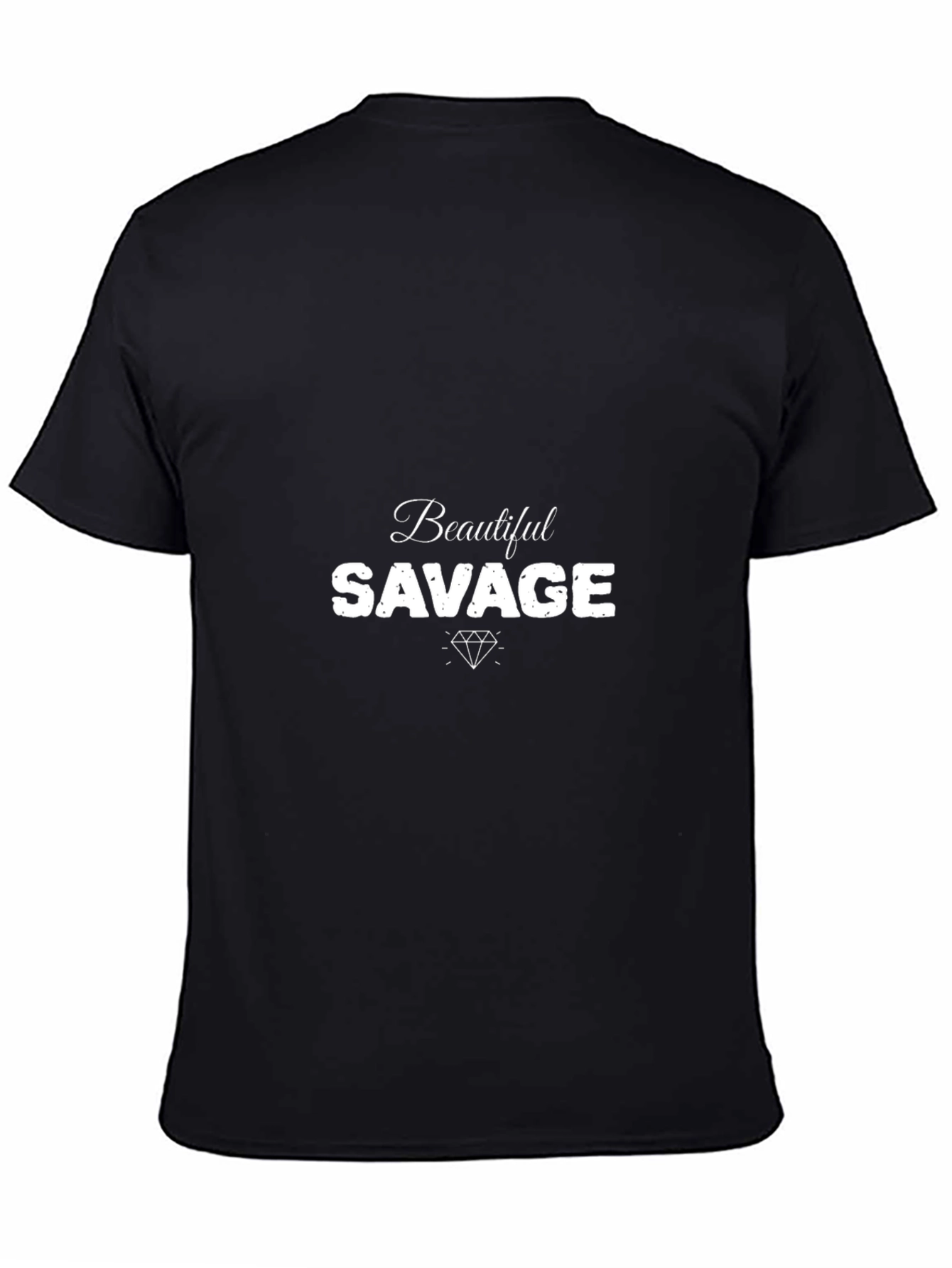 Beautiful Savage Graphic Tee - Stylish Cotton T-Shirt