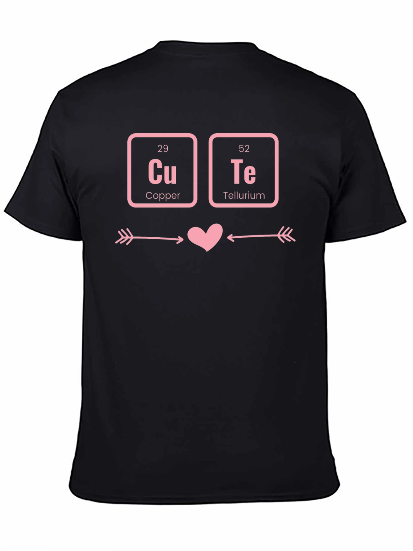 Cute Chemistry Pun T-Shirt - Copper & Tellurium Love