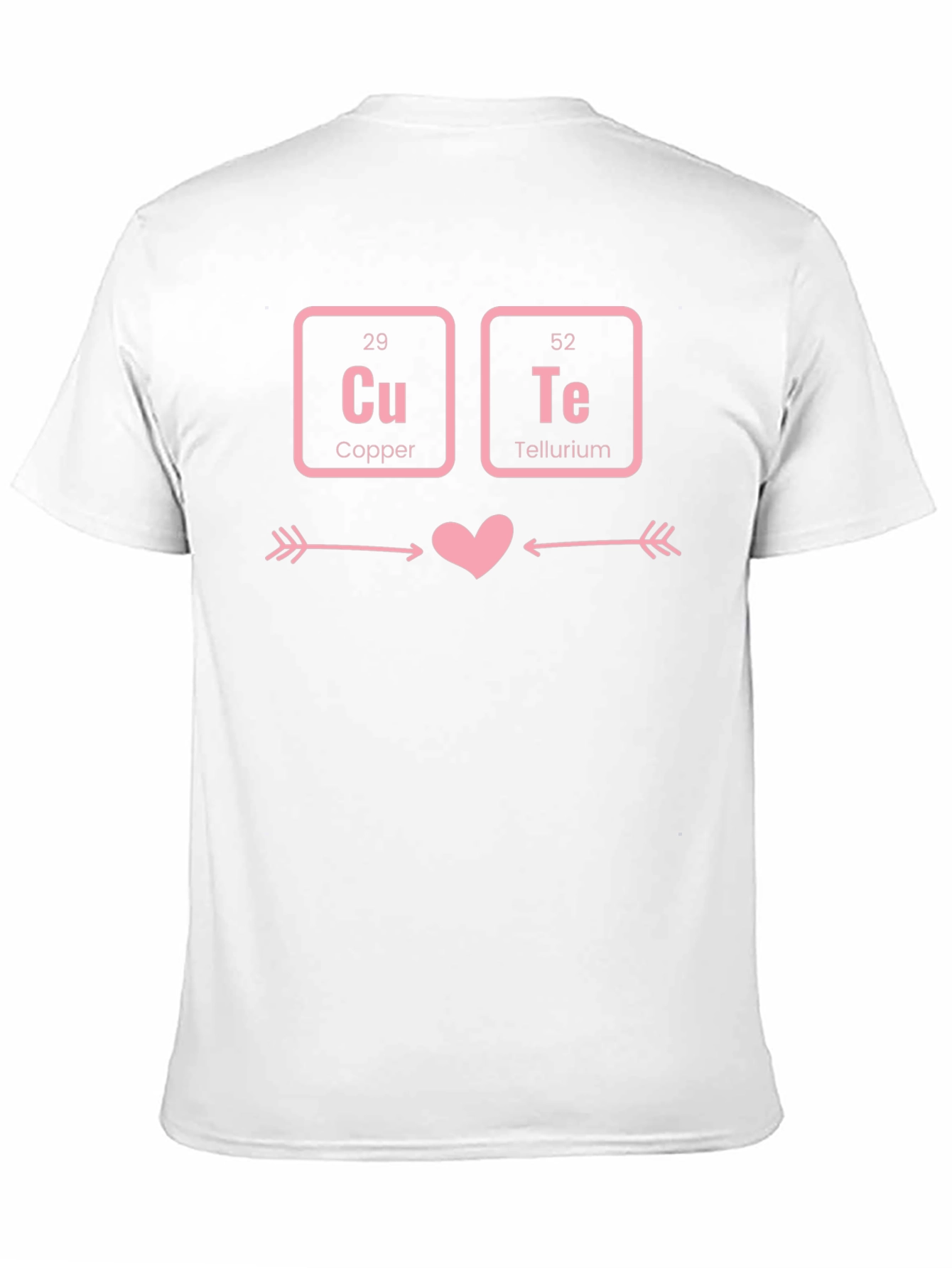 Cute Chemistry Pun T-Shirt - Copper & Tellurium Love