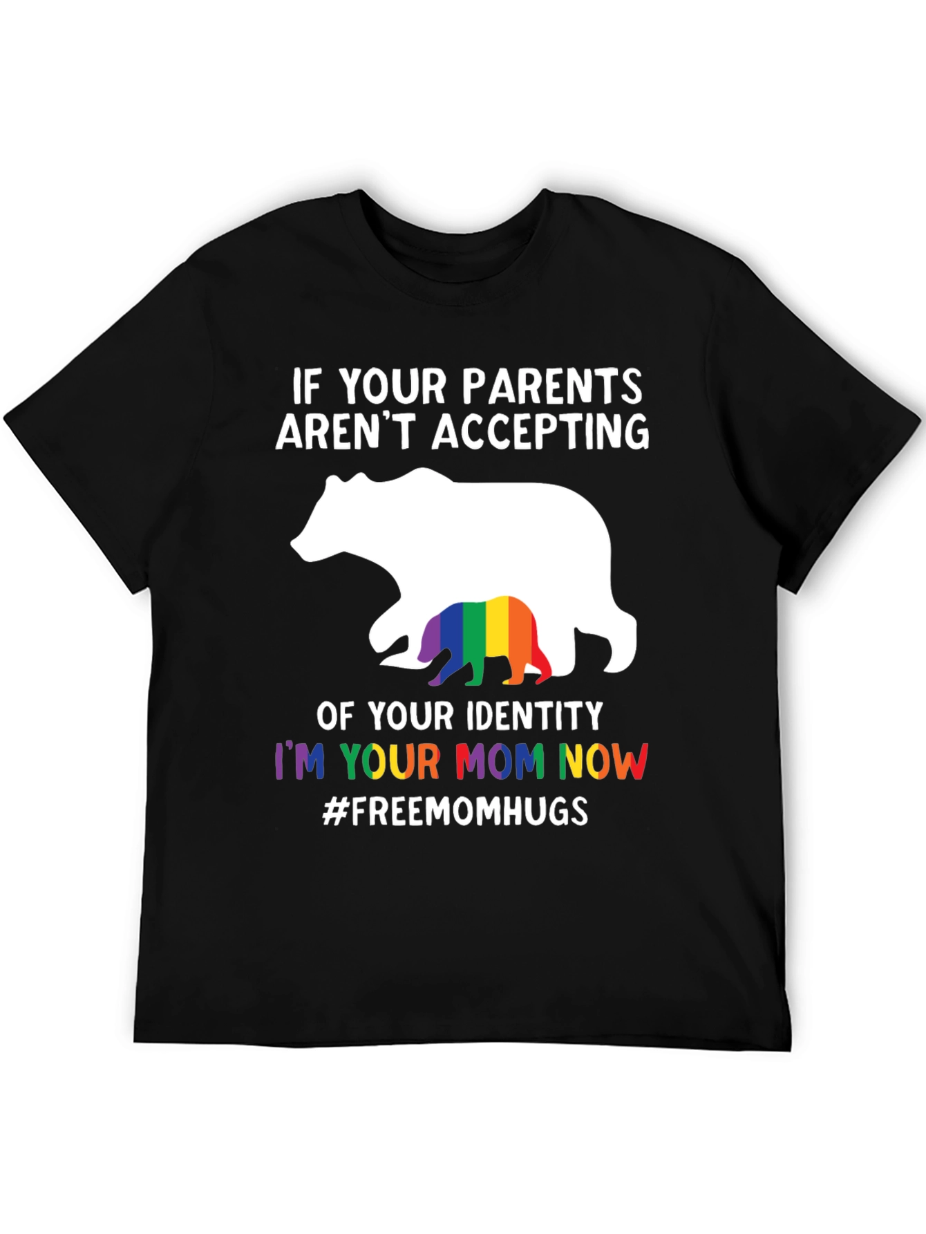 LGBTQ+ Mom Bear Graphic T-Shirt