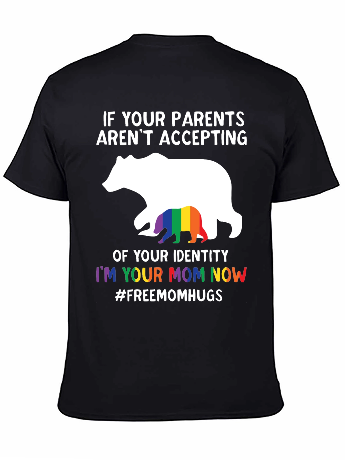 LGBTQ+ Mom Bear Graphic T-Shirt