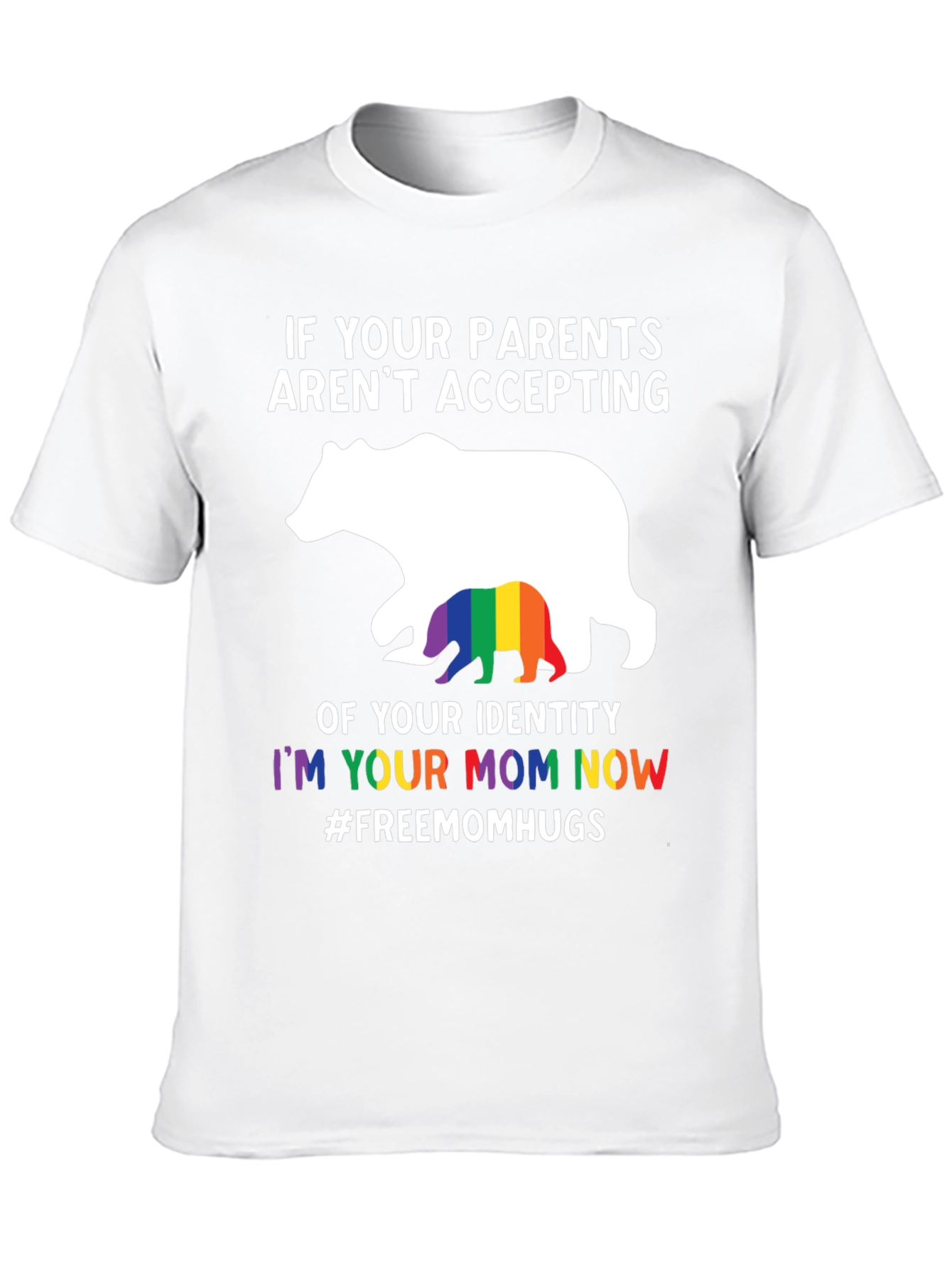 LGBTQ+ Mom Bear Graphic T-Shirt