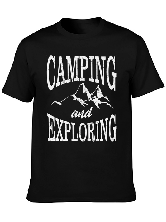 Camping and Exploring Graphic T-Shirt