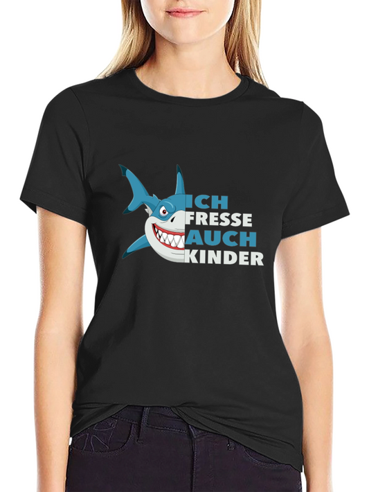 Ich Fresse Auch Kinder Shark Graphic Tee
