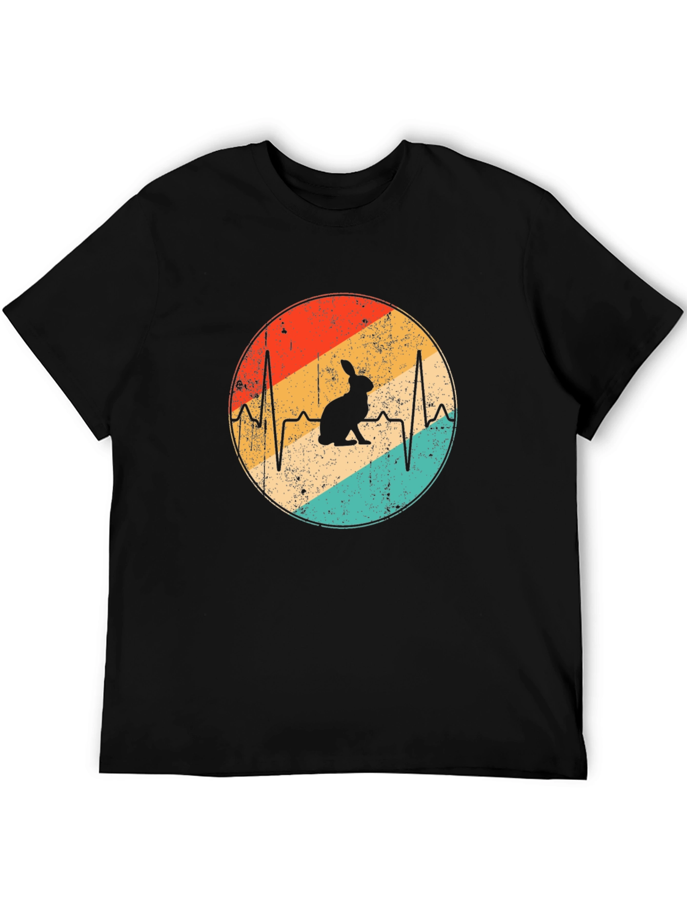 Rabbit Heartbeat Graphic Tee
