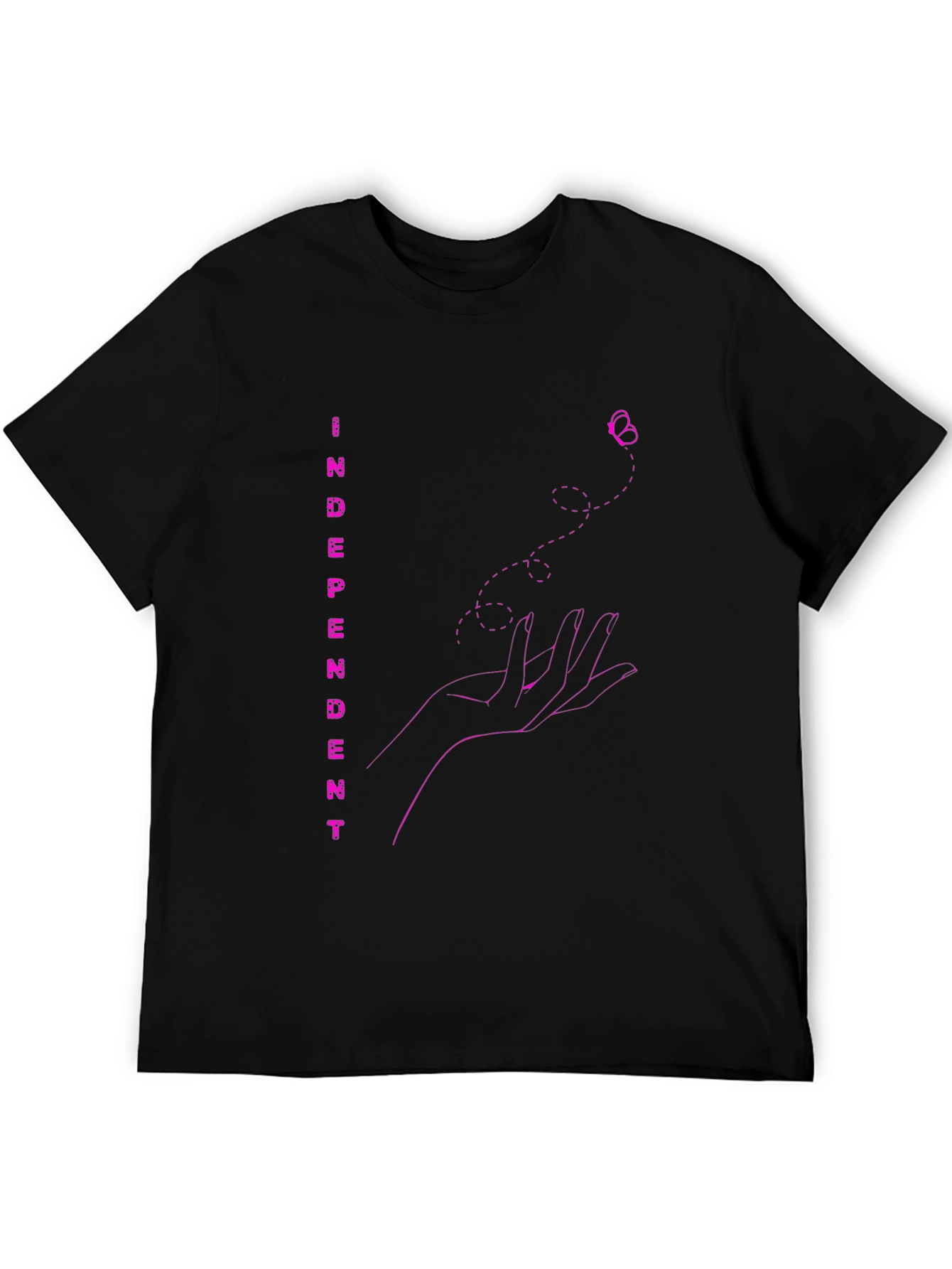 Butterfly Freedom Black T-Shirt