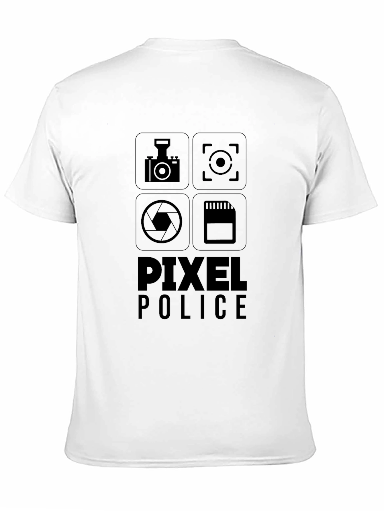 Pixel Police Graphic Tee - Photography Lovers T-Shirt