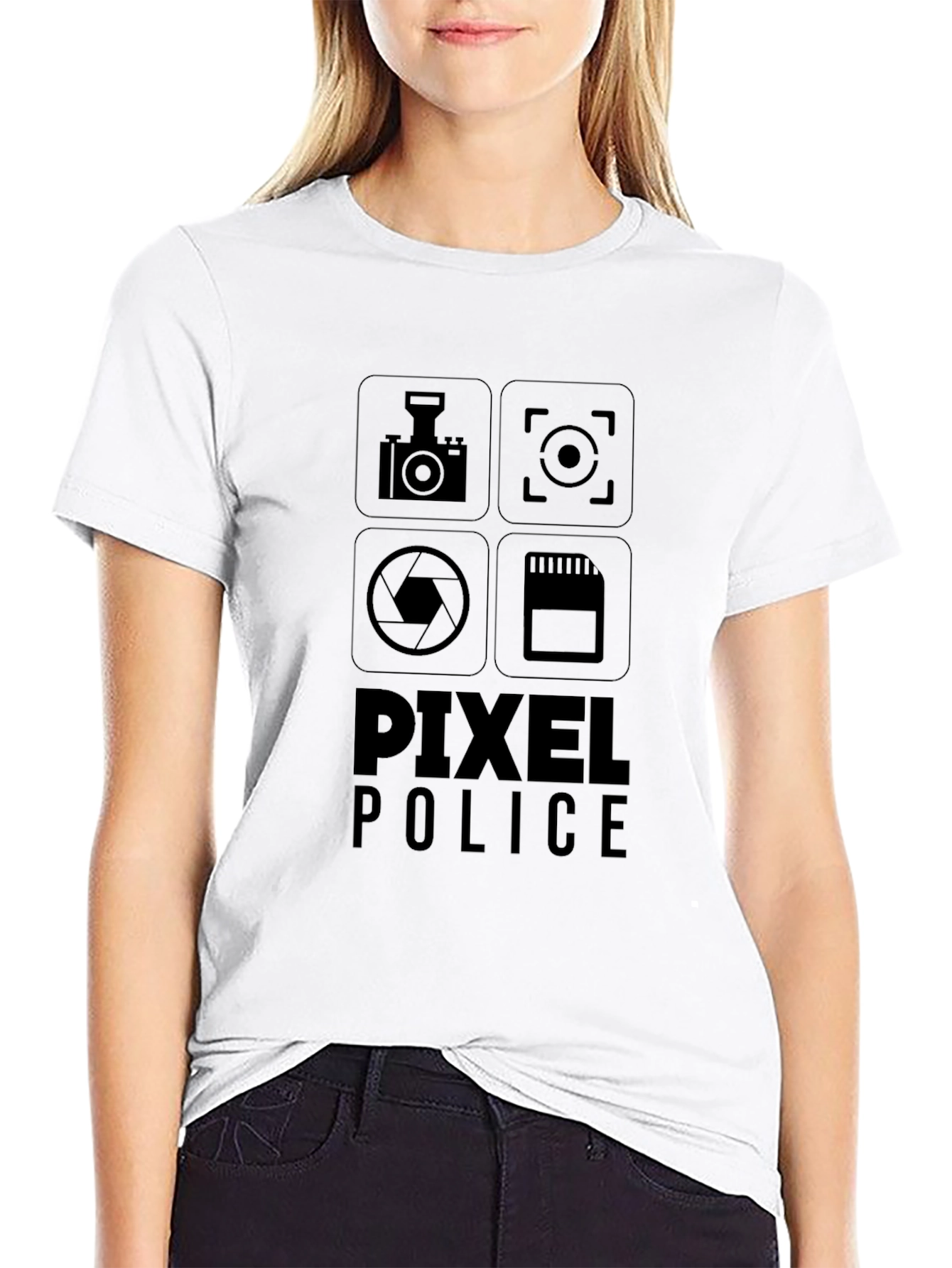 Pixel Police Graphic Tee - Photography Lovers T-Shirt