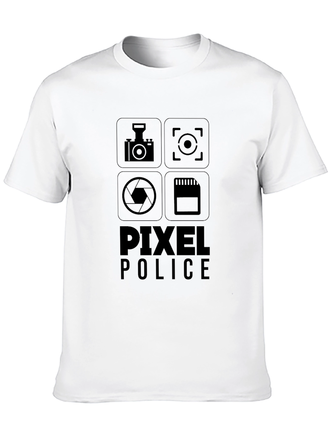 Pixel Police Graphic Tee - Photography Lovers T-Shirt