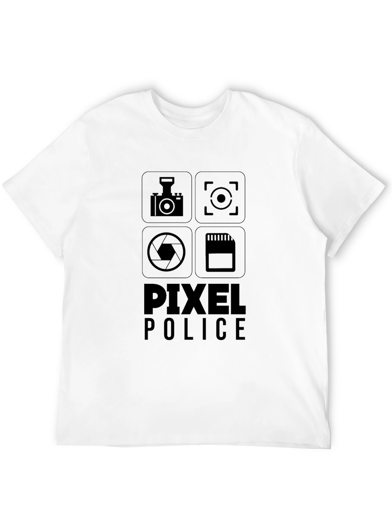 Pixel Police Graphic Tee - Photography Lovers T-Shirt