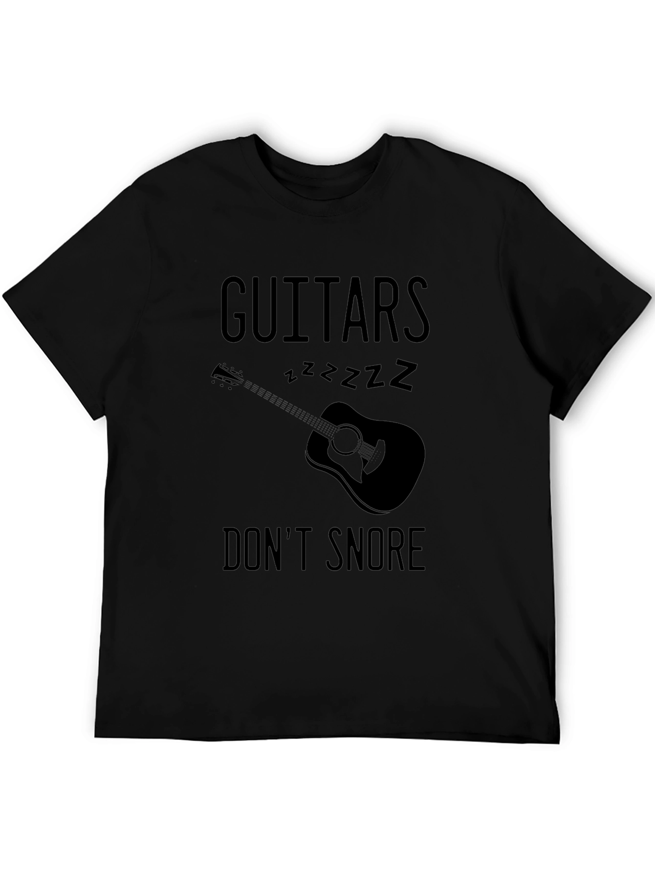 Guitars Dont Snore Graphic T-Shirt