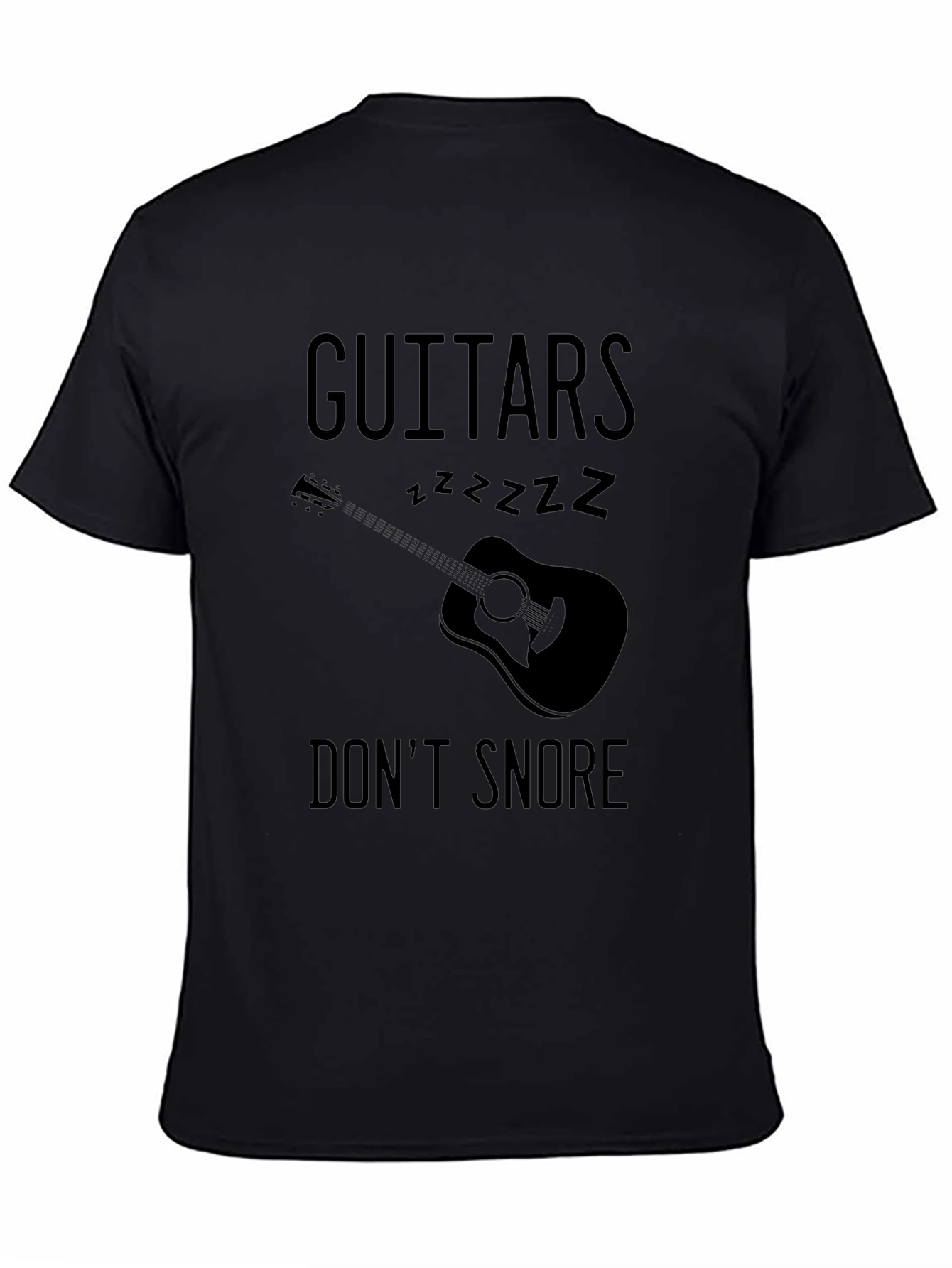 Guitars Dont Snore Graphic T-Shirt