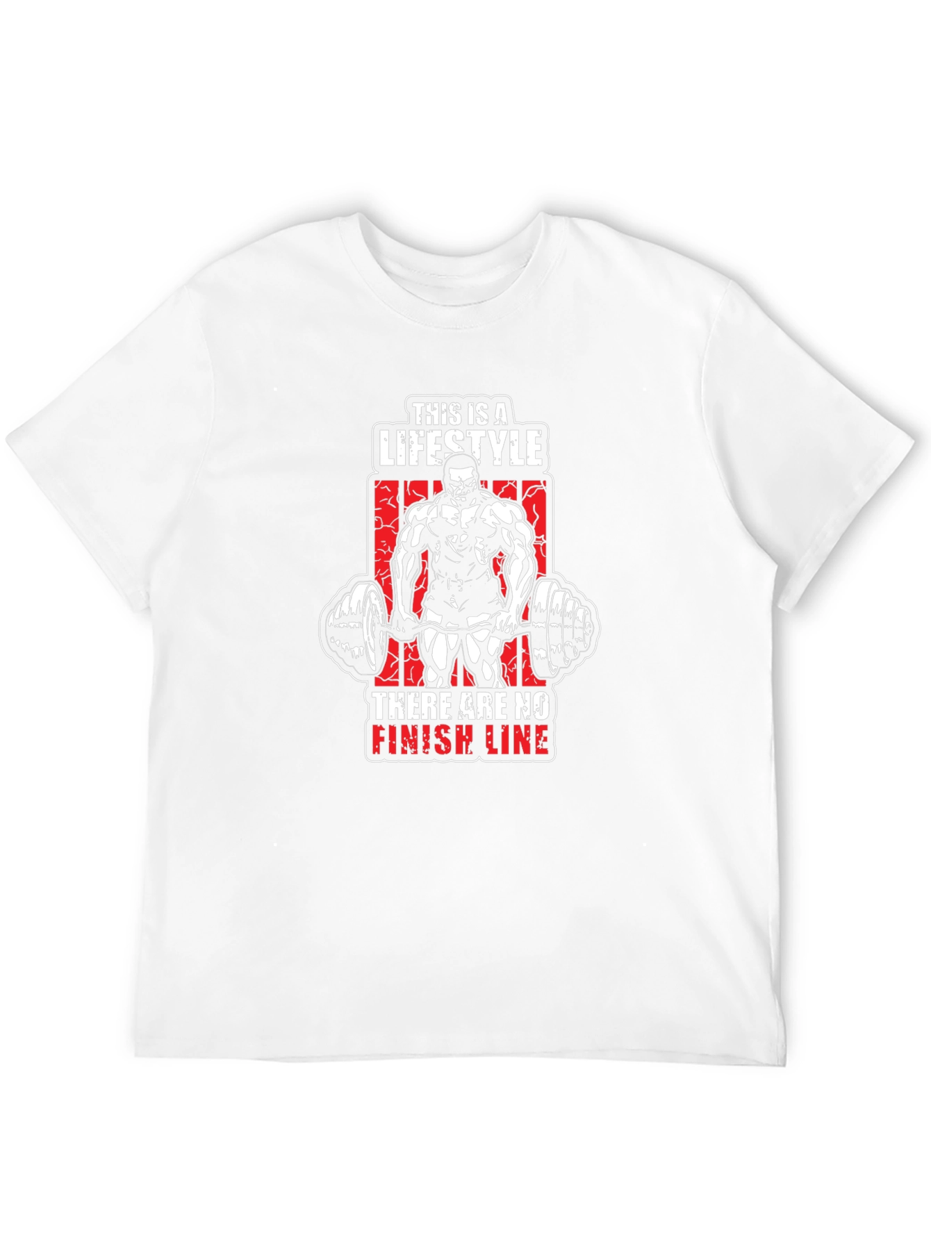 Lifestyle Fitness T-Shirt - Bodybuilding Motivation Tee