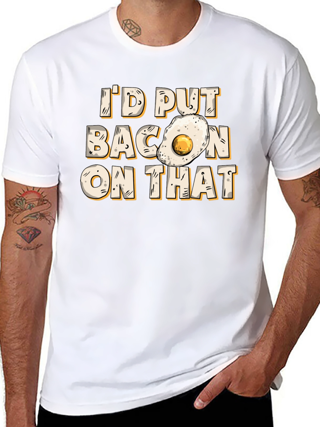 Id Put Bacon On That T-Shirt Foodie Gift