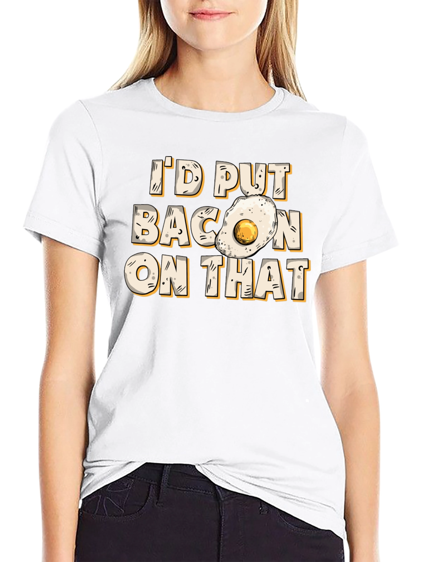 Id Put Bacon On That T-Shirt Foodie Gift