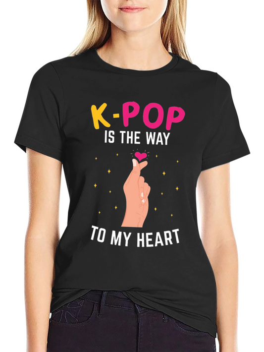 K-Pop is the Way to My Heart Graphic Tee