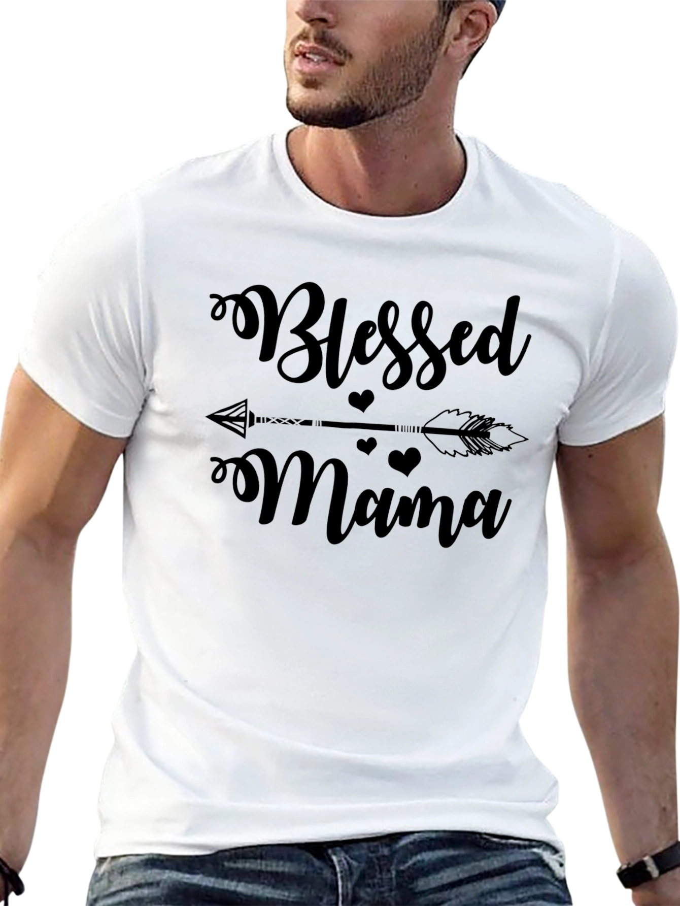 Blessed Mama Graphic T-Shirt - Stylish & Comfortable