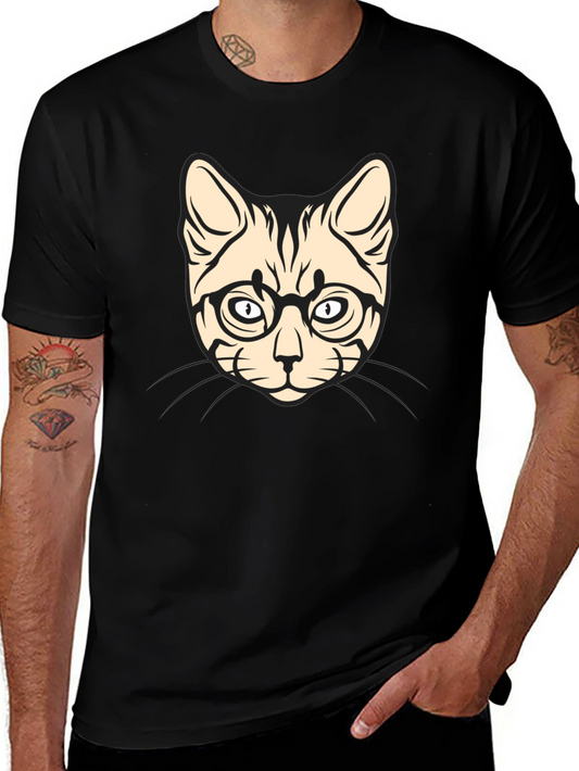 Cool Cat with Glasses T-Shirt
