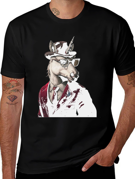 Dapper Unicorn T-Shirt - Classy Style