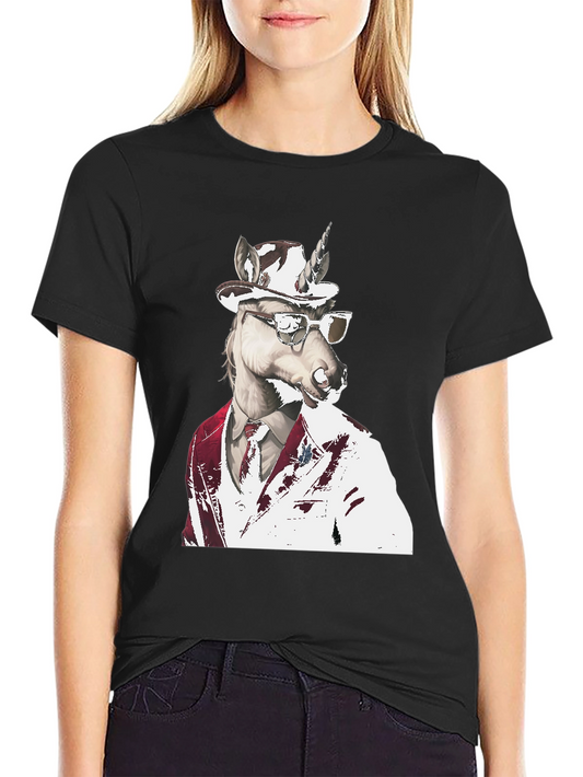 Dapper Unicorn T-Shirt - Classy Style