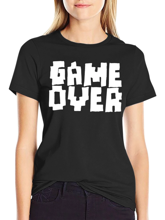 Game Over Graphic Black T-Shirt