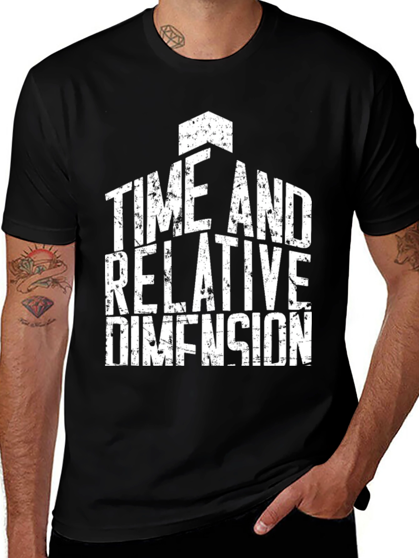 Time And Relative Dimension Graphic T-Shirt