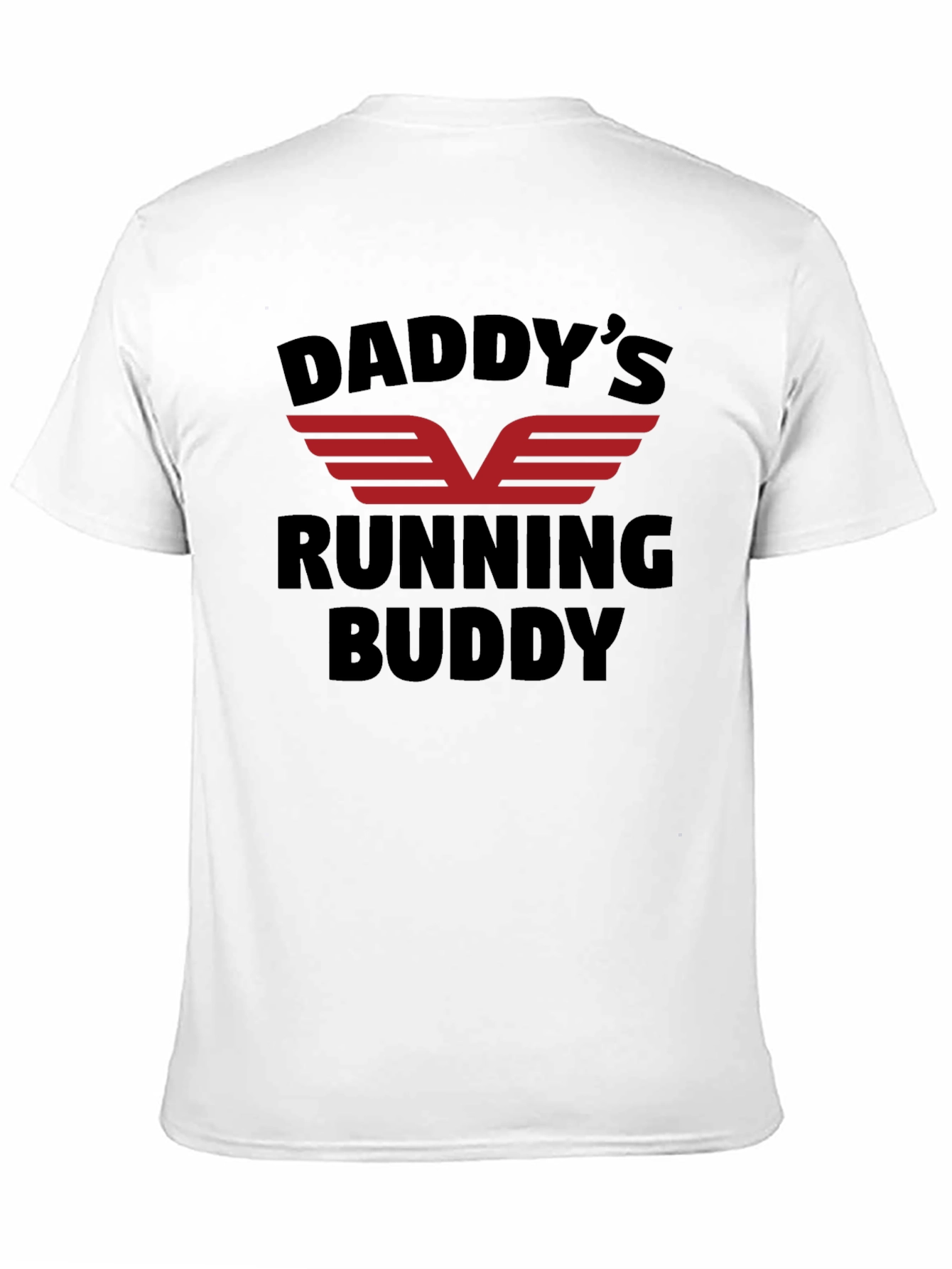Daddys Running Buddy Black T-Shirt