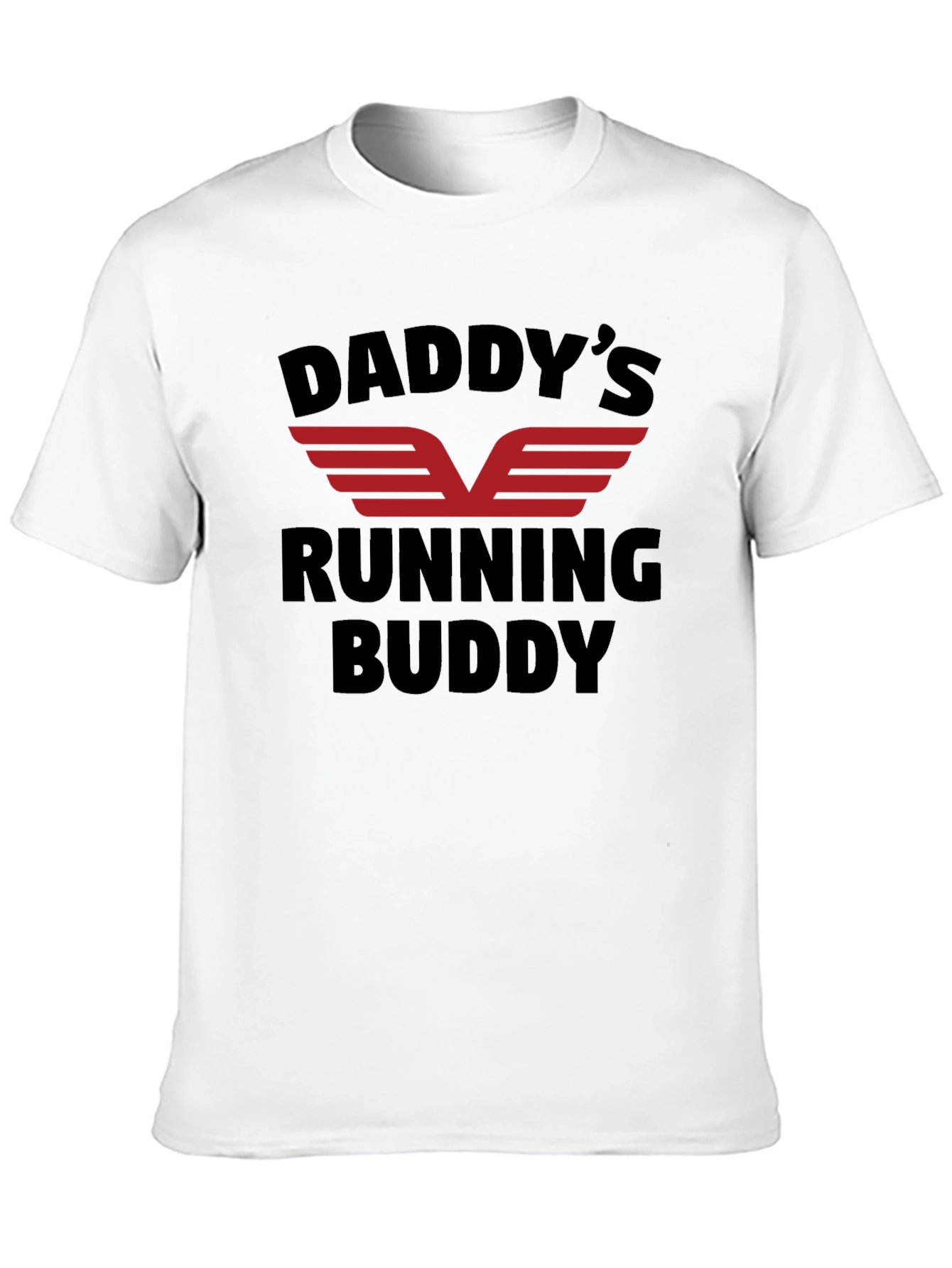 Daddys Running Buddy Black T-Shirt