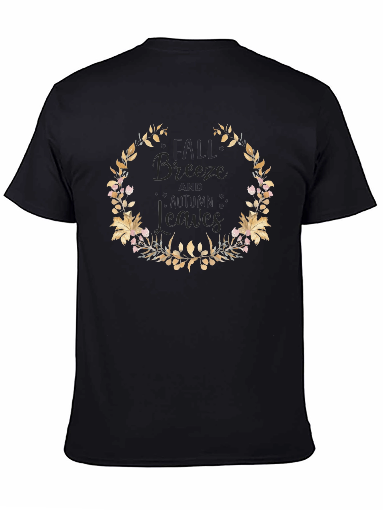 Fall Breeze Autumn Leaves Graphic Tee
