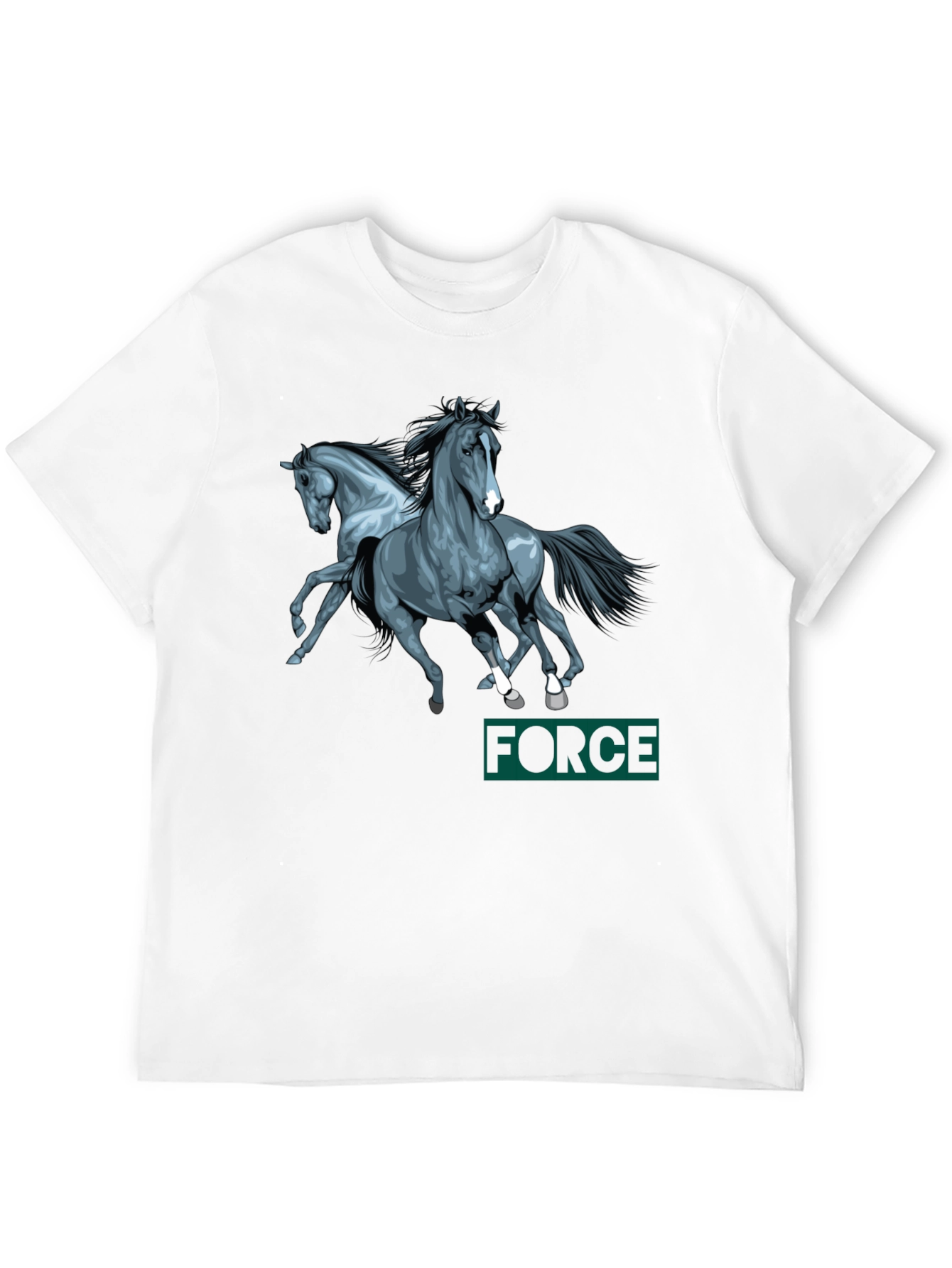 Horse Power Black T-Shirt