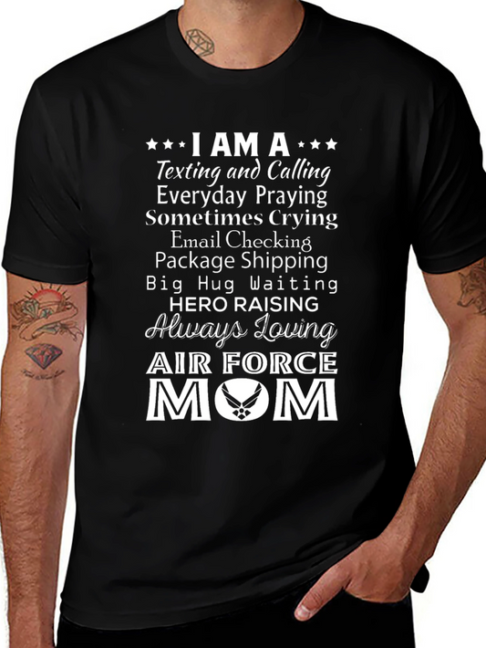 Air Force Mom T-Shirt - Hero Raising Graphic Tee