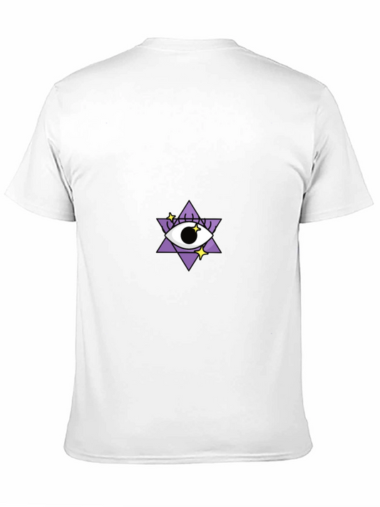 Eye Star Graphic Tee - Stylish Black T-Shirt