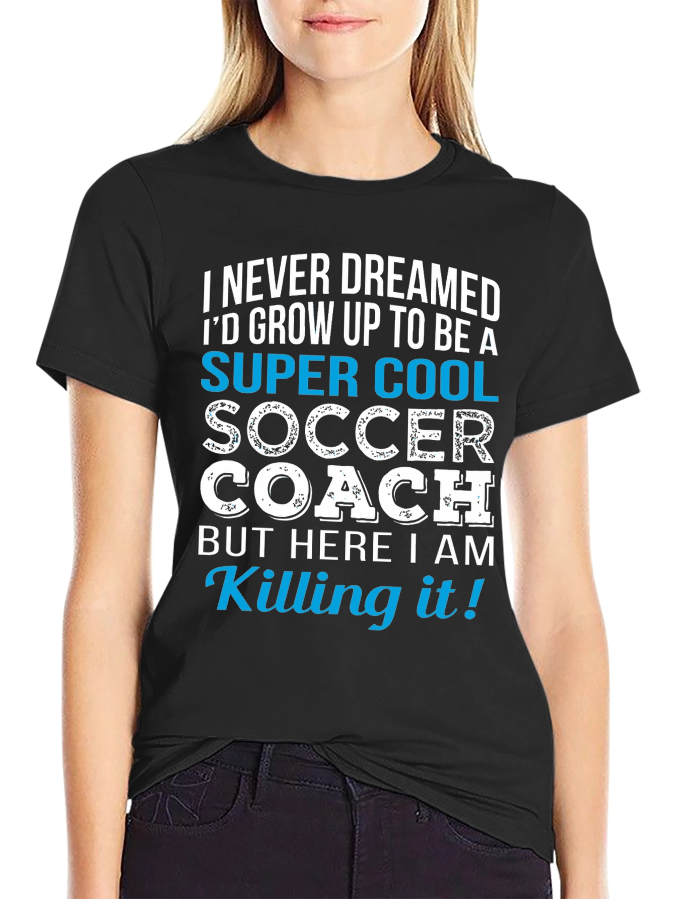 Super Cool Soccer Coach Graphic T-Shirt