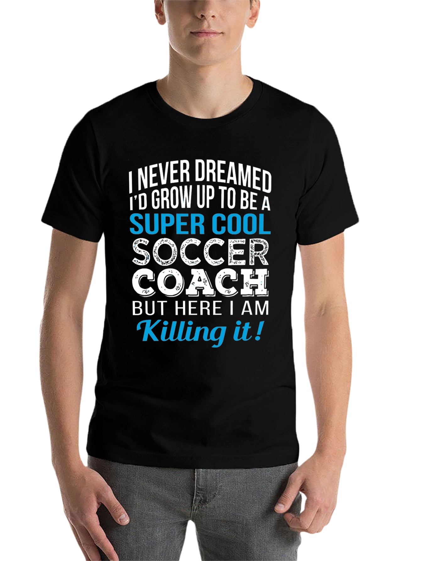 Super Cool Soccer Coach Graphic T-Shirt