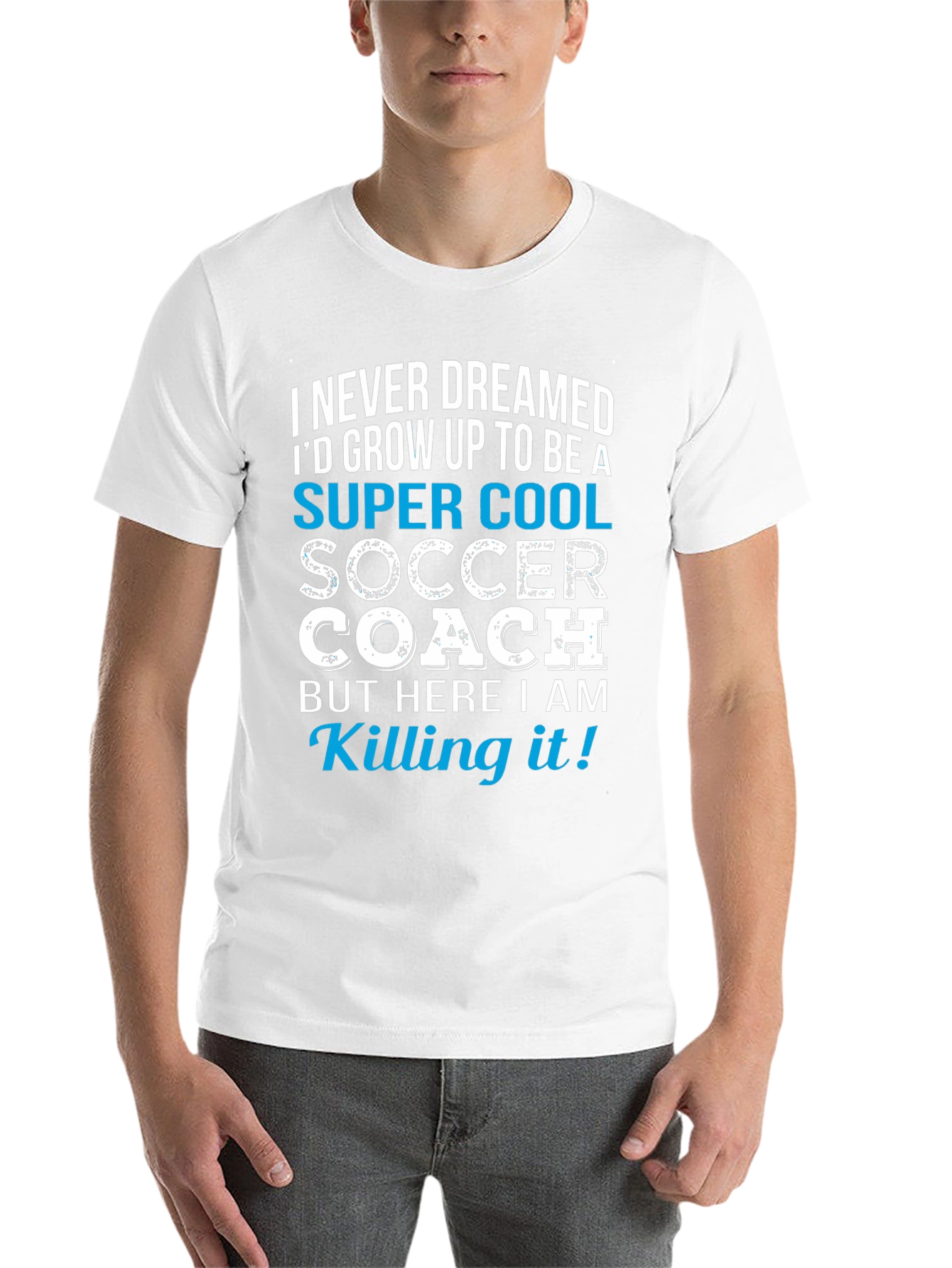 Super Cool Soccer Coach Graphic T-Shirt