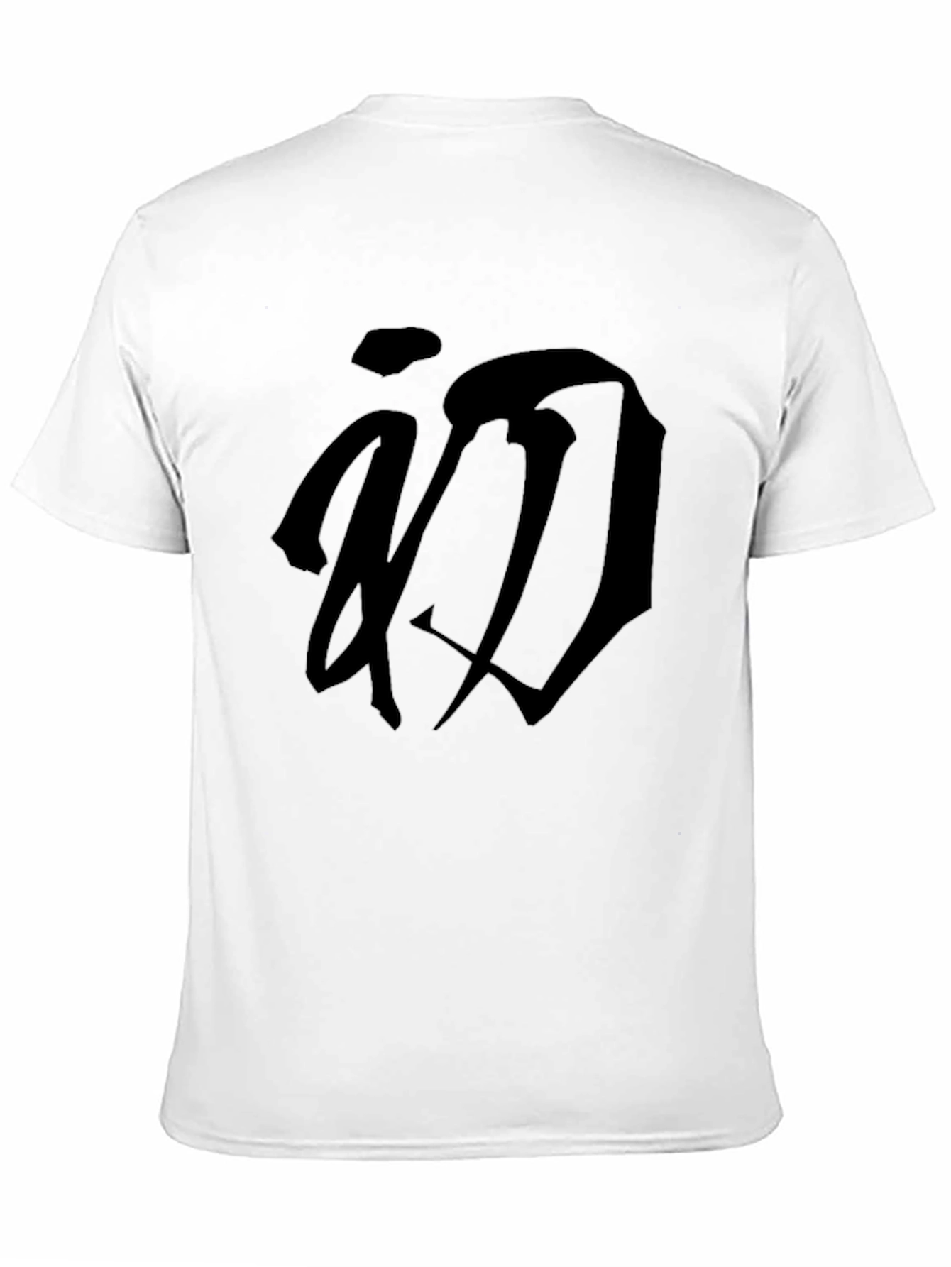 Black Graphic Tee - Stylish Kanji Design