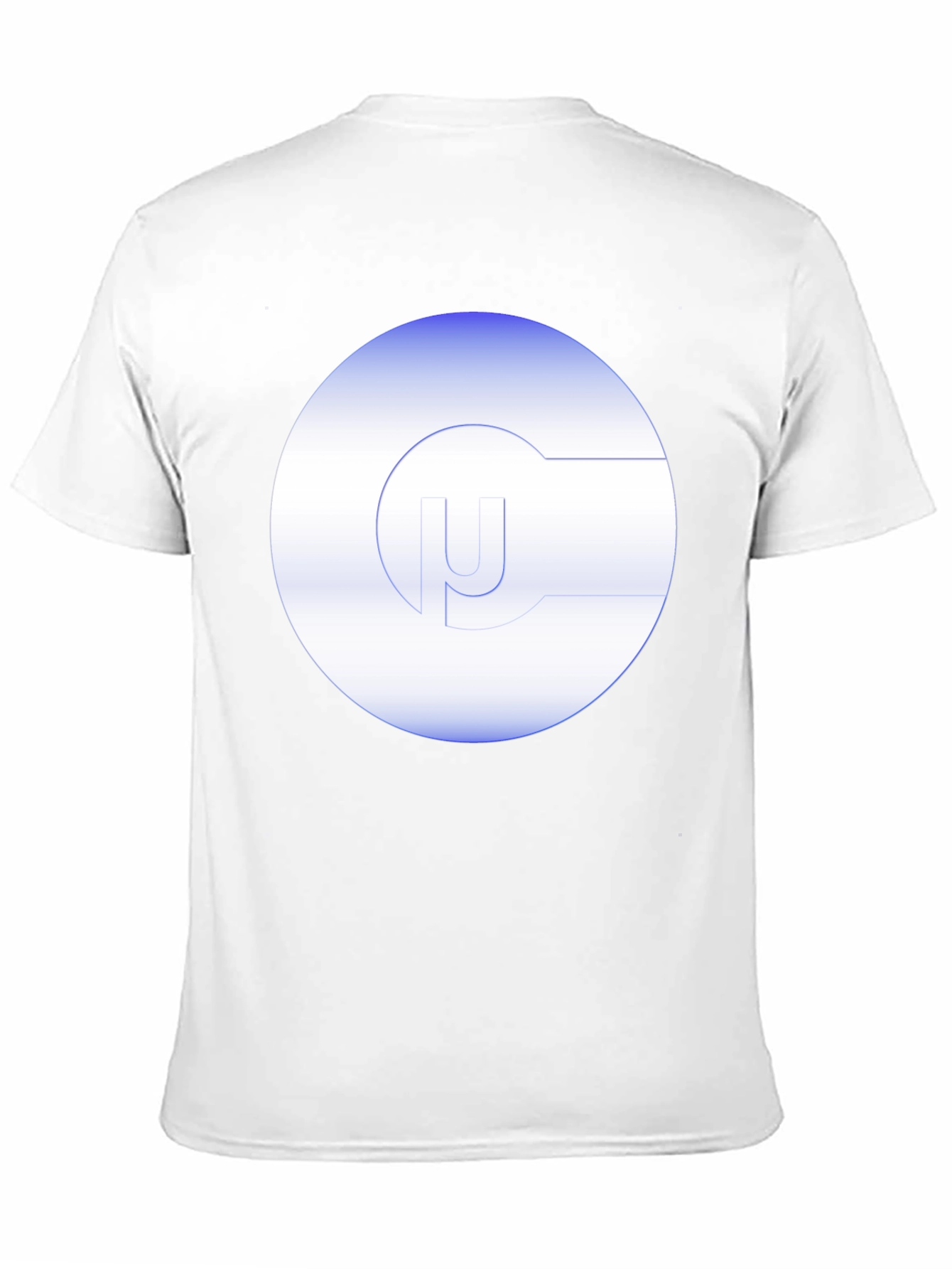 Modern Black T-Shirt with Abstract White Logo