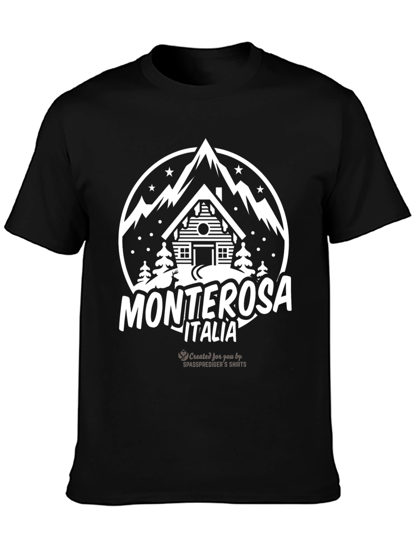 Monteros Italy Mountain Cabin T-Shirt