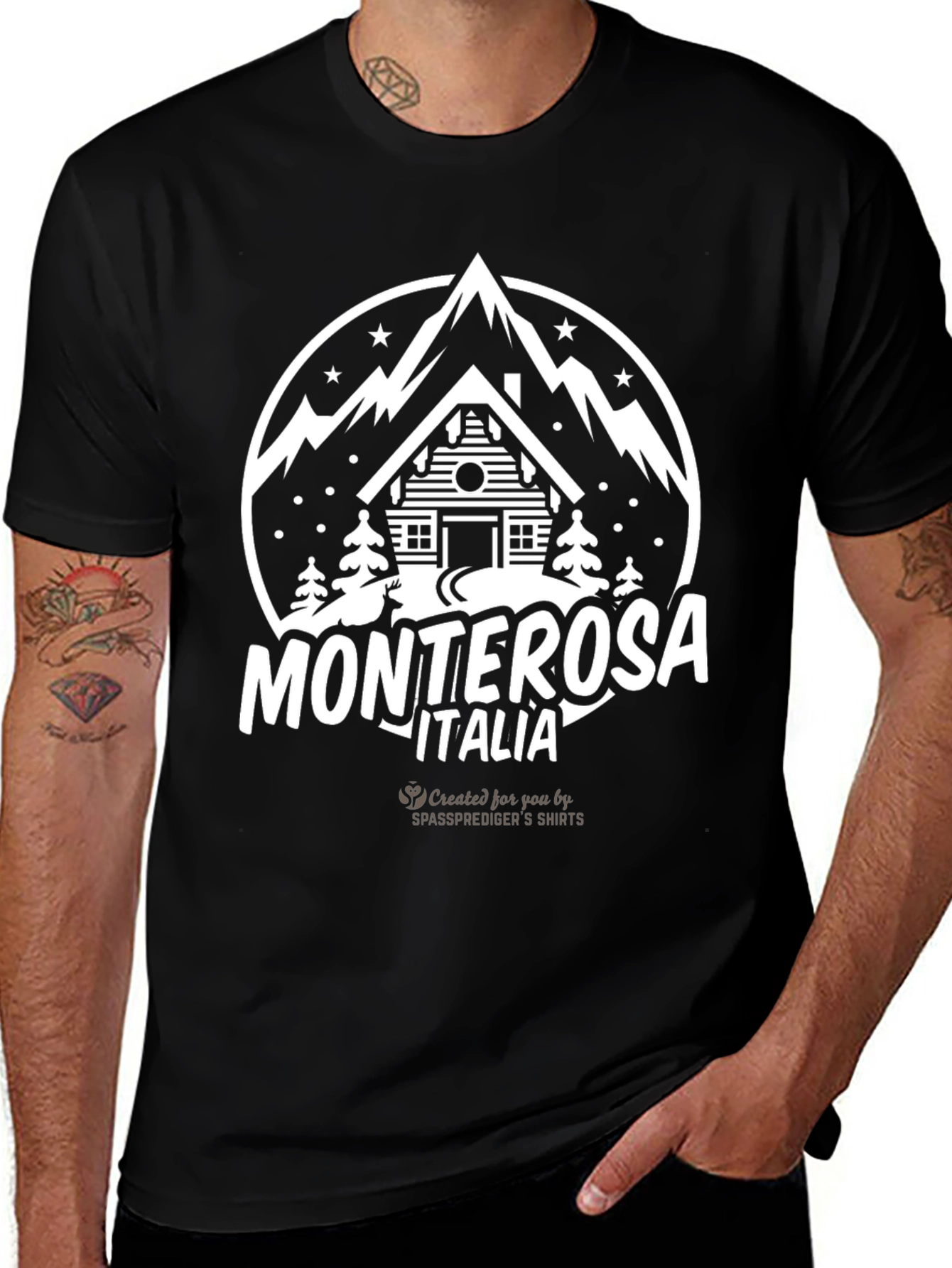 Monteros Italy Mountain Cabin T-Shirt