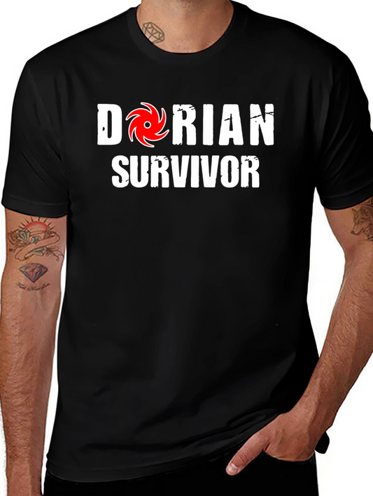 Dorian Survivor T-Shirt Hurricane Relief Tee