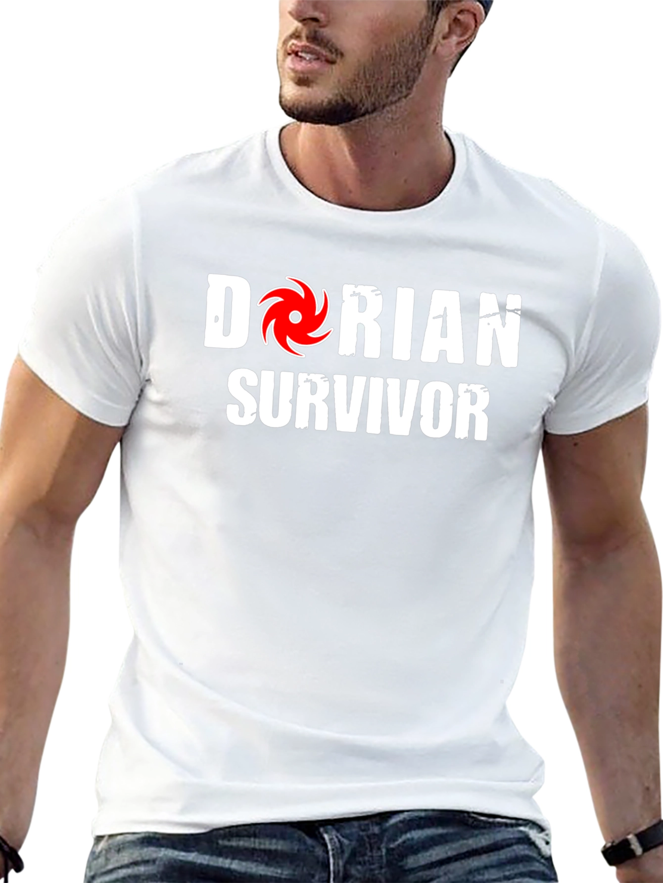 Dorian Survivor T-Shirt Hurricane Relief Tee