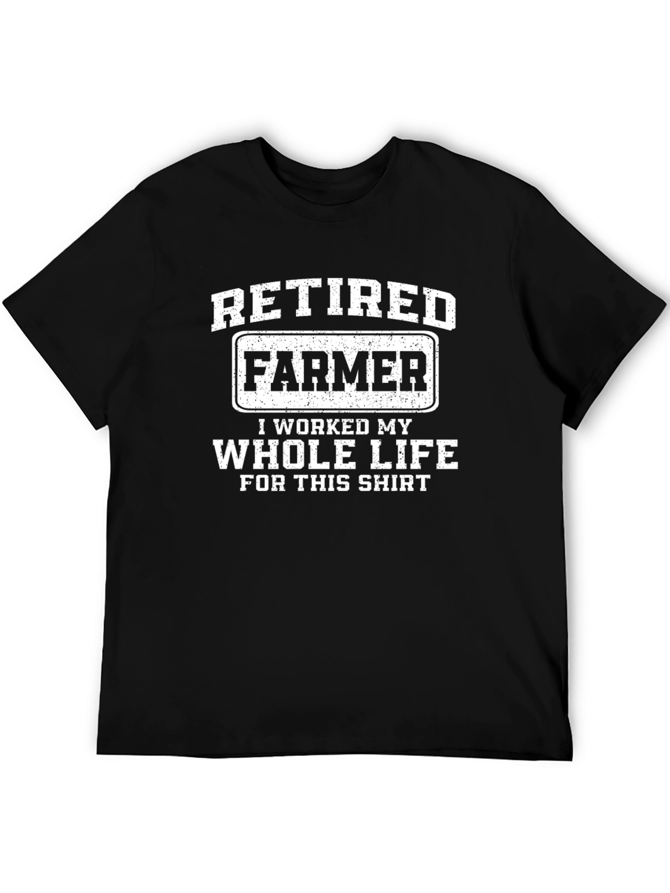 Retired Farmer T-Shirt - Funny Retirement Gift