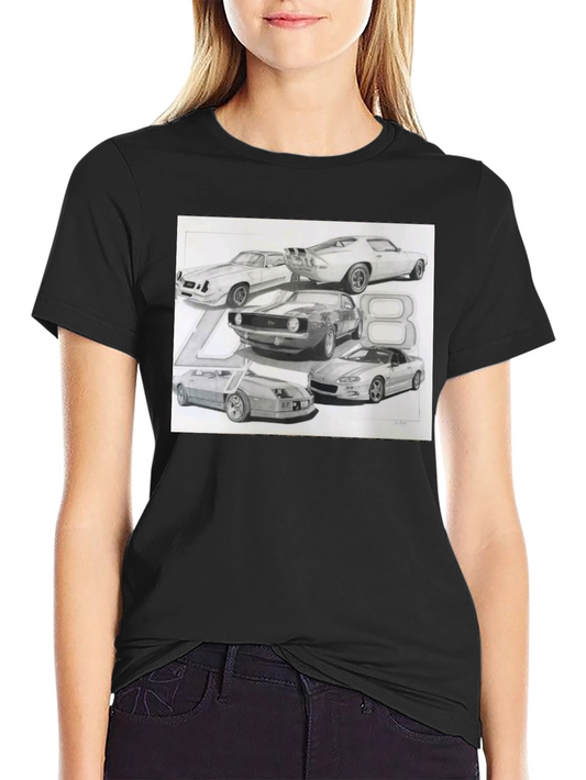 Camaro Generations T-Shirt - Iconic Car Design