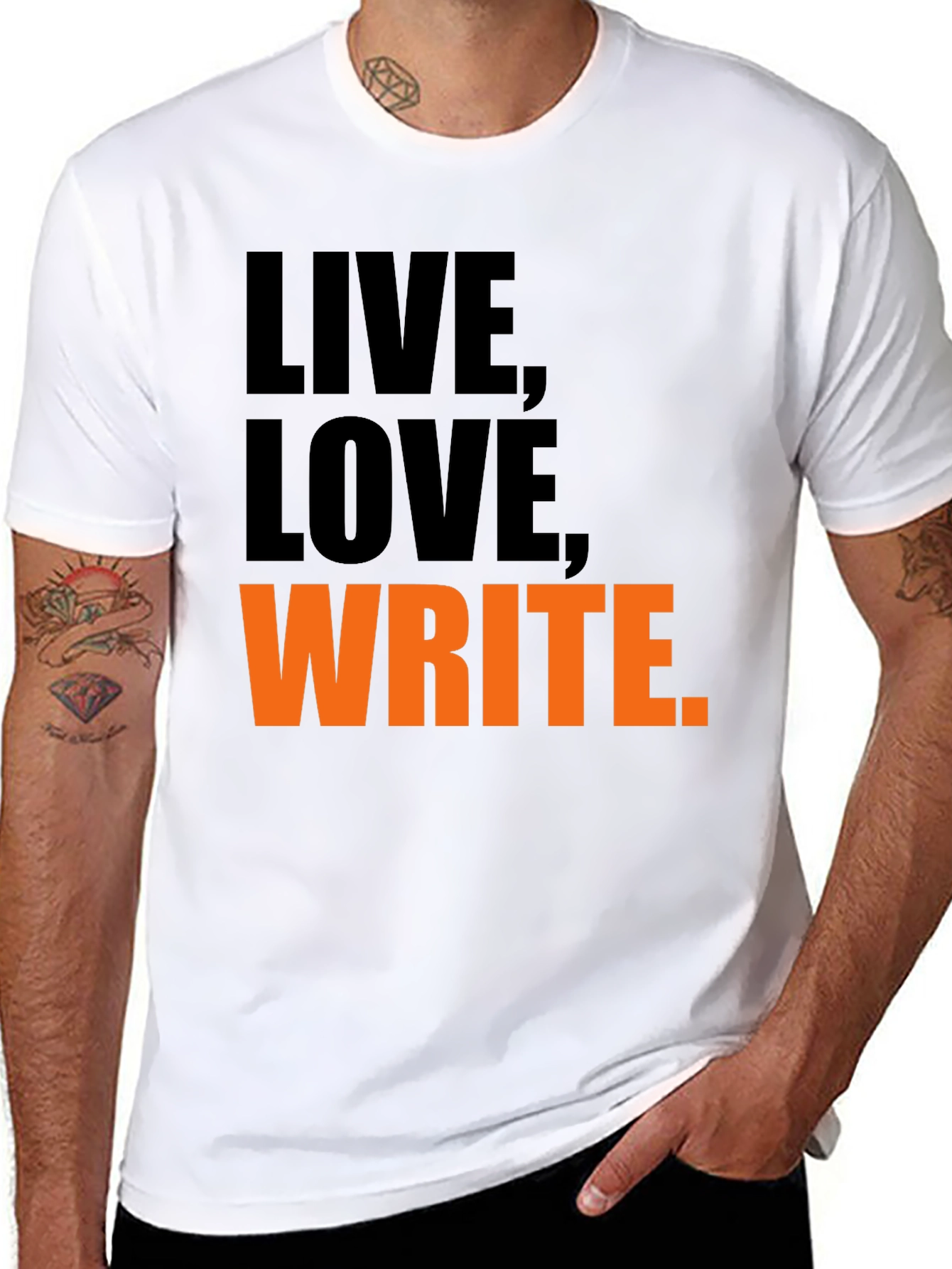 Live Love Write Graphic Tee