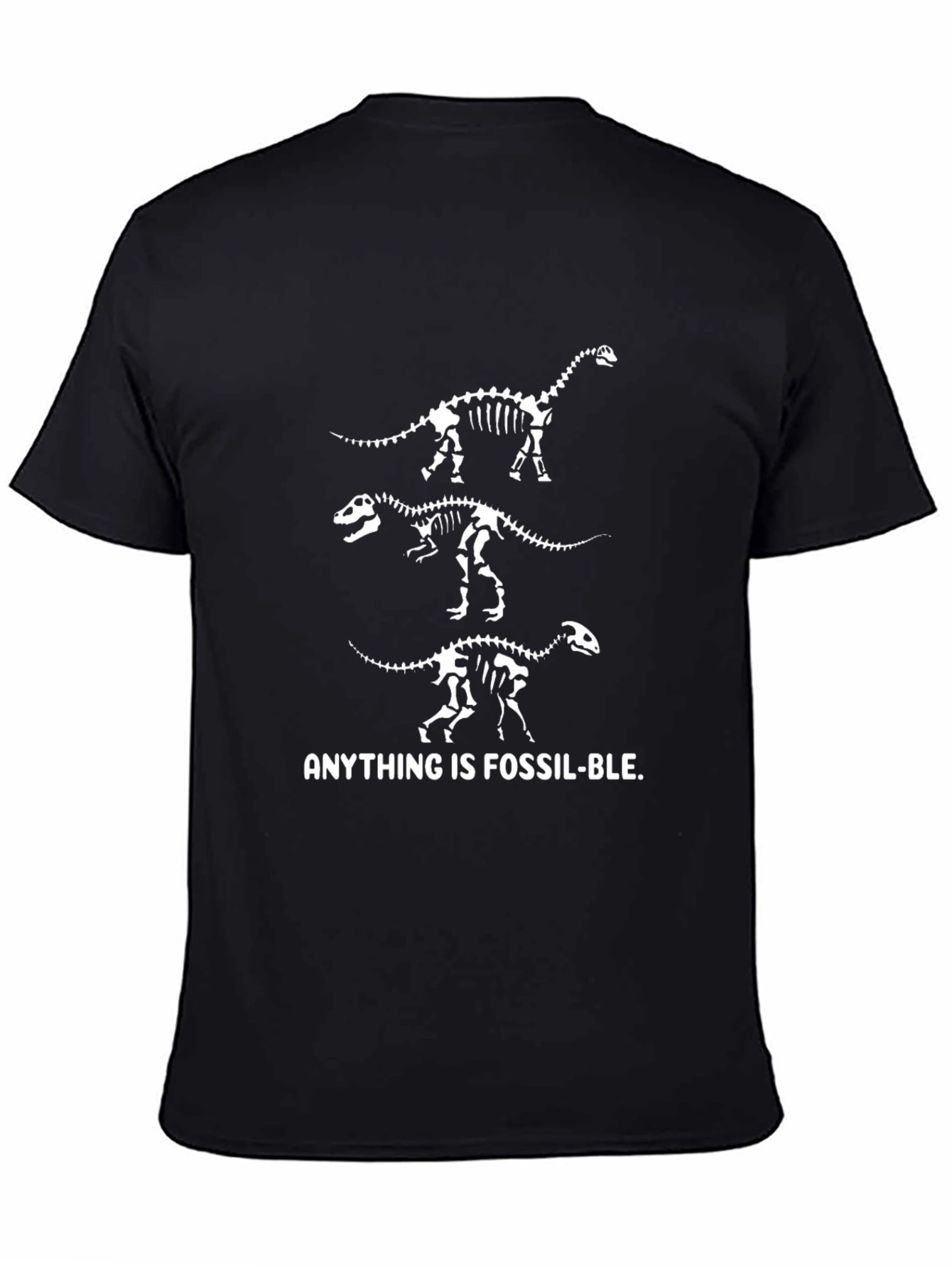 Fossil-ble T-Shirt: Dinosaur Skeleton Tee