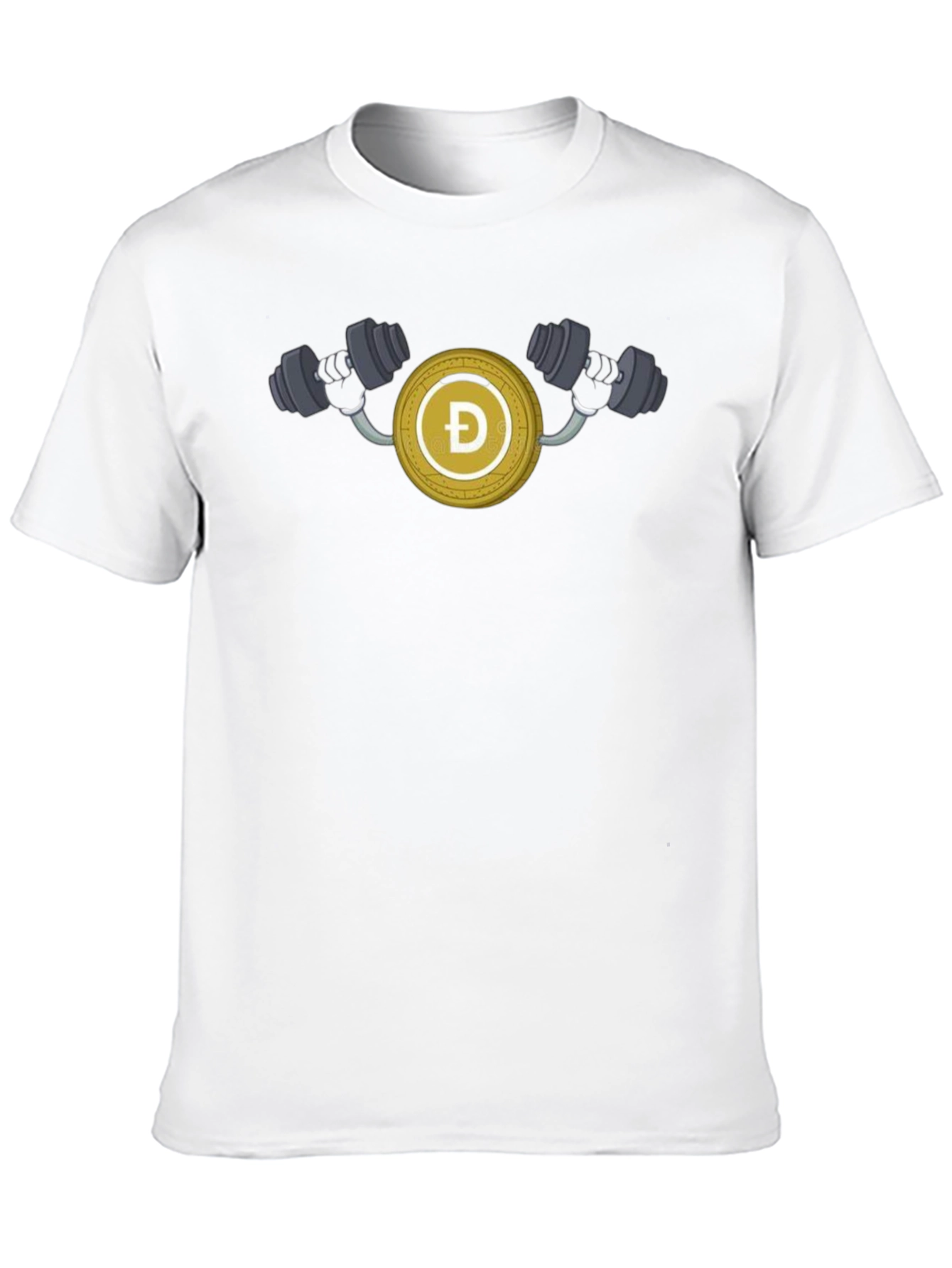 DogeCoin Gym Black T-Shirt